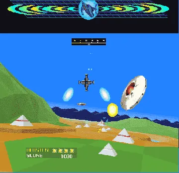 Solvalou (Japan) screen shot game playing